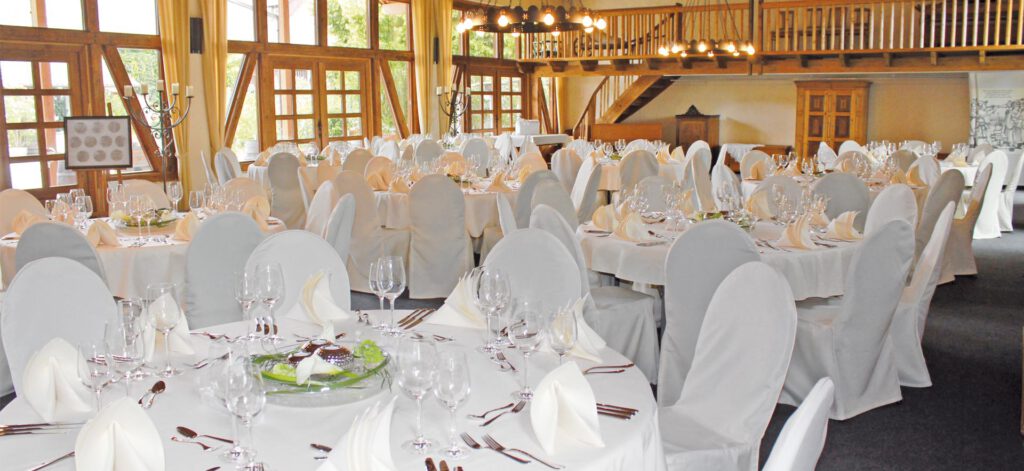 Festscheune geschmückt